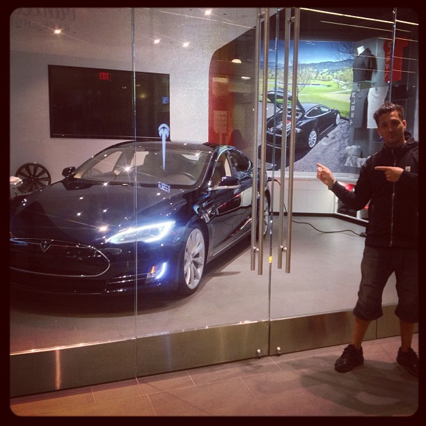 How about taking this Tesla for a  ride?! :)