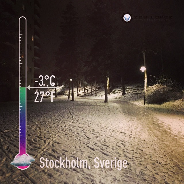 Well!  #weather #wx #snowfall #stockholm #sverige #day #autumn #morning #cold #se #zeblopez #djzeb #Z€B